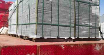 大连 芝麻白火烧规格板地铺石300*600/600*600