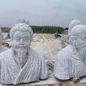 大连 白麻花岗岩石材人物立体雕刻