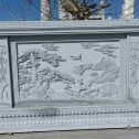 大连 芝麻白大型照壁，屏风，影壁