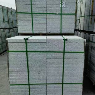 大连 芝麻白火烧，园林广场市政工程地铺石，1.8~5.0厚均有现货