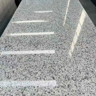 大连 白麻花岗岩光面毛板