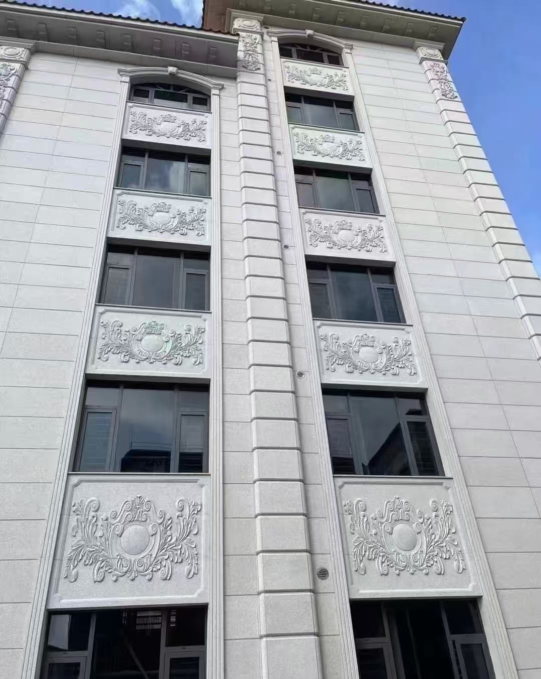 大连 白麻荔枝面花岗岩别墅外墙干挂