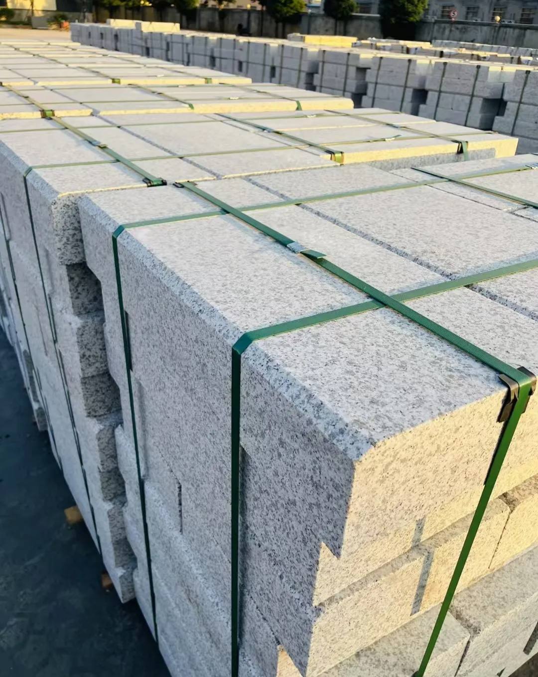 大连 白麻花岗岩路沿石，马路牙子，路缘石，平石，立缘石等