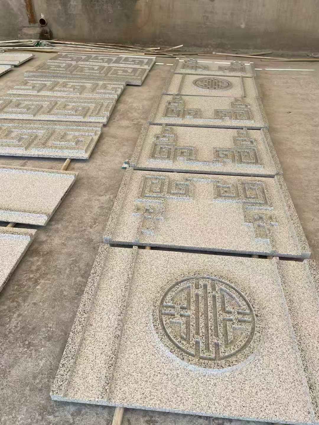 大连 白麻花岗岩外墙立面雕刻板