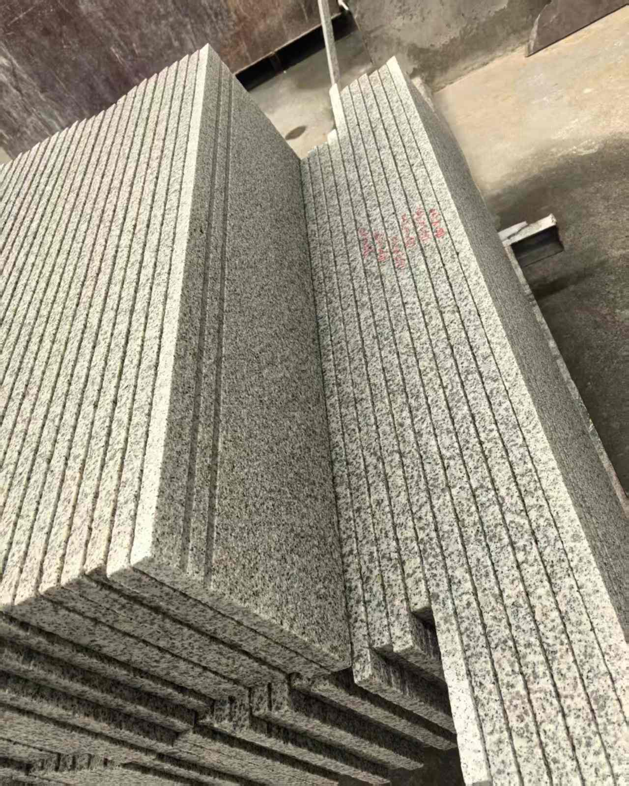 大连 白麻荔枝面花岗岩楼梯踏步